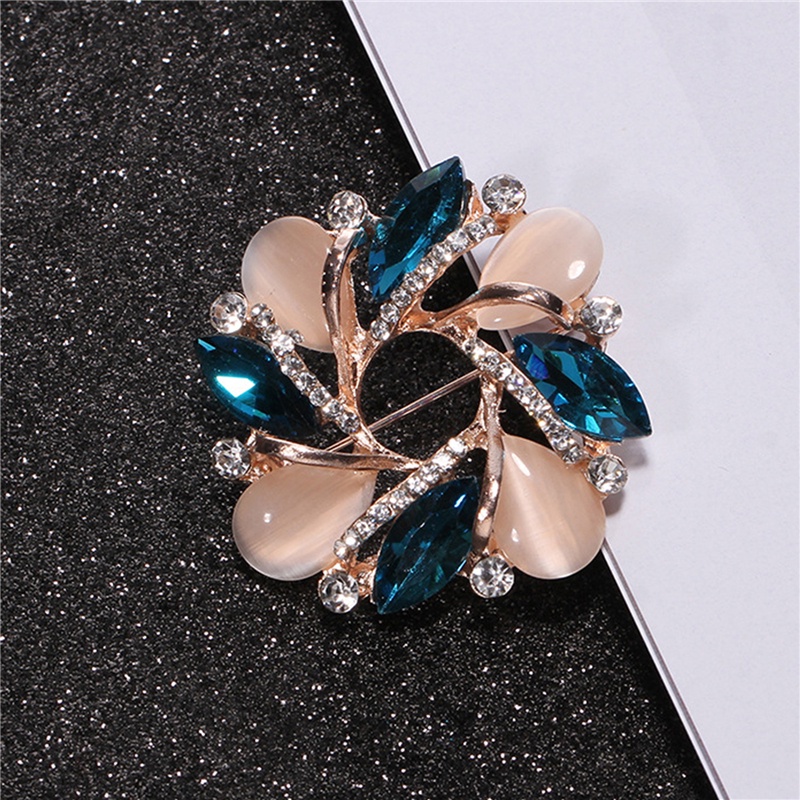 1 Trâm Cài Áo Hình Hoa Bauhinia Đính Pha Lê Thời Trang