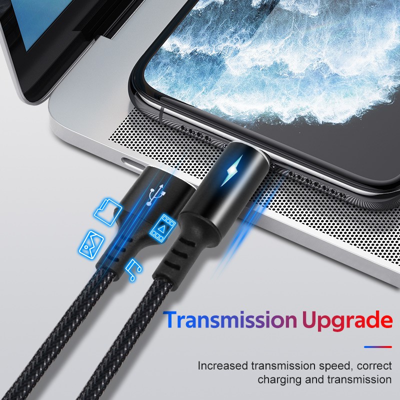 TBTIC Cáp sạc nhanh Usb Type C 5a Cho Iphone 6 7 8s X 12 11 Pro Max Ipad Huawei Samsung