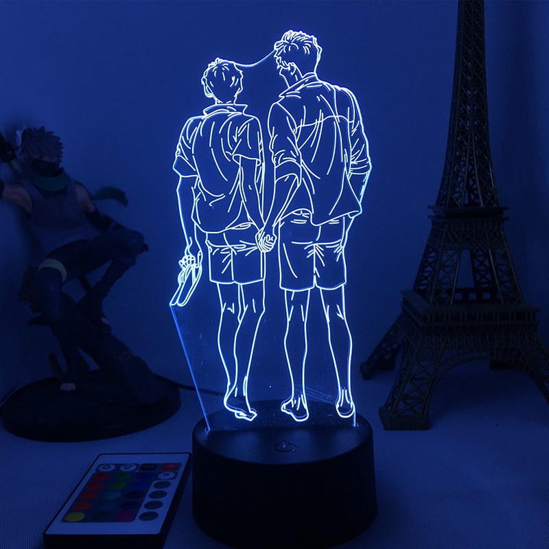 Đèn ngủ LED USB cảm ứng điều khiển từ xa mẫu nhân vật anime BJ Alex trang trí phòng ngủ ấm cúng