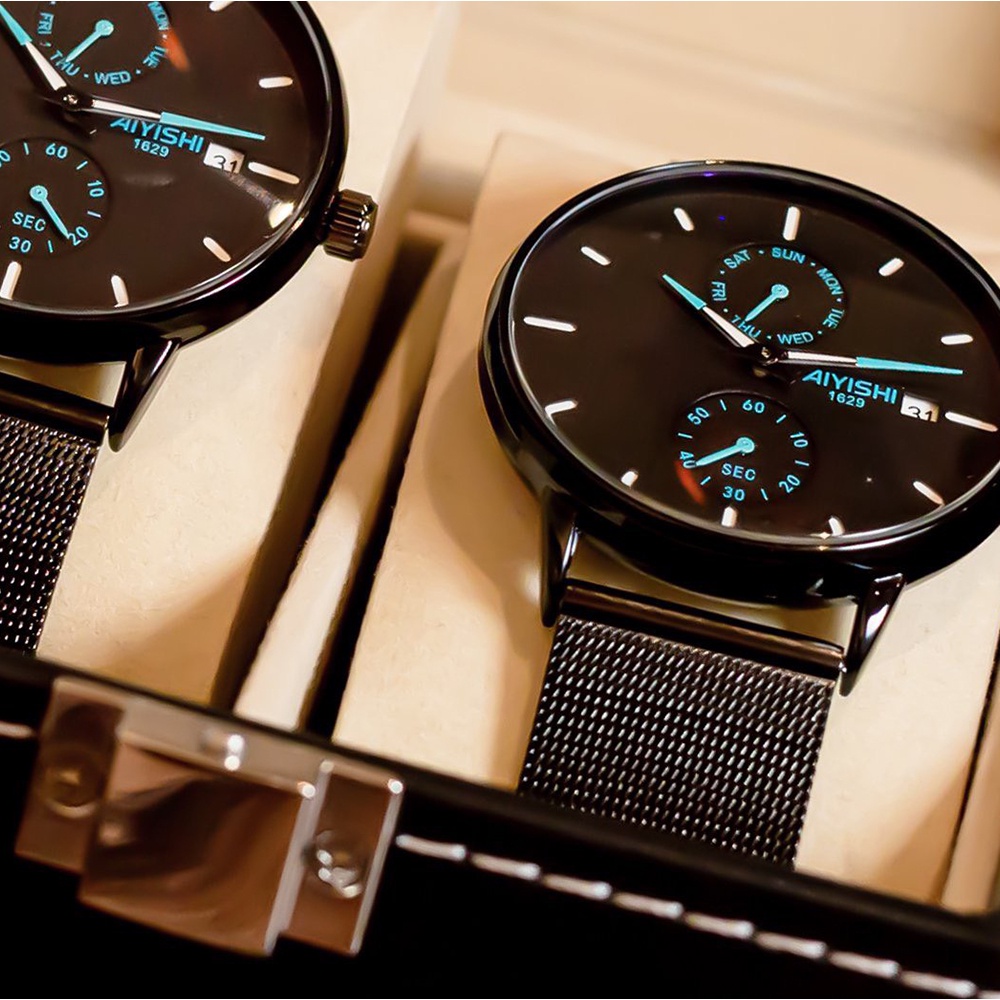 Đồng hồ nam đẹp chính hãng giá rẻ dây thép lụa cao cấp chống nước thời trang Rozida'1 DH20 | WebRaoVat - webraovat.net.vn