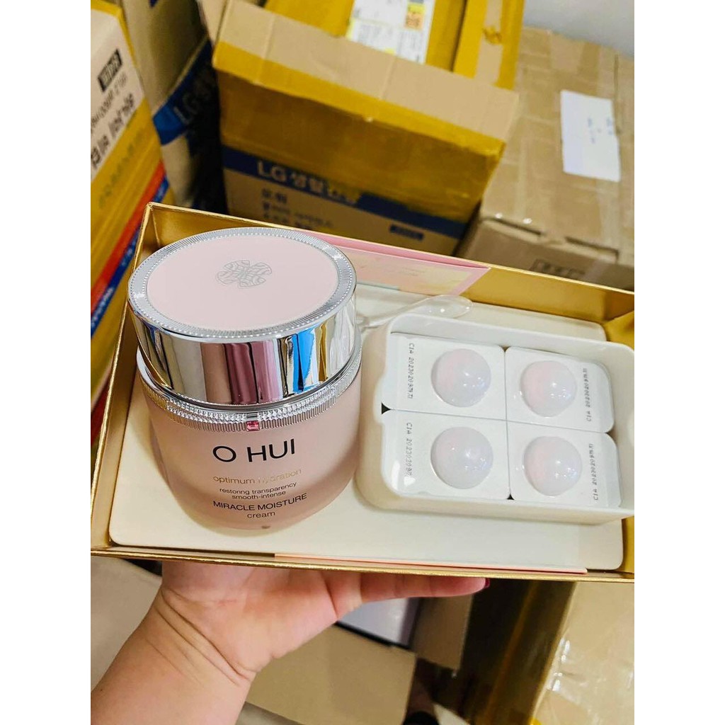 Set Kem Ohui Hồng 100ml