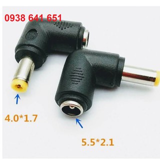 Jack chuyển đổi nguồn DC 5.5 x2.1mm Female To 4.0mm x 1.7mm Male cho wifi