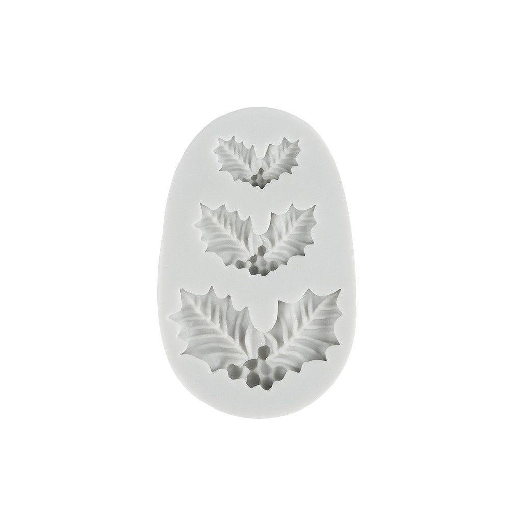 LEISURE Khuôn Làm Bánh Chất Liệu Silicone Hình Chiếc Lá Dễ Thương