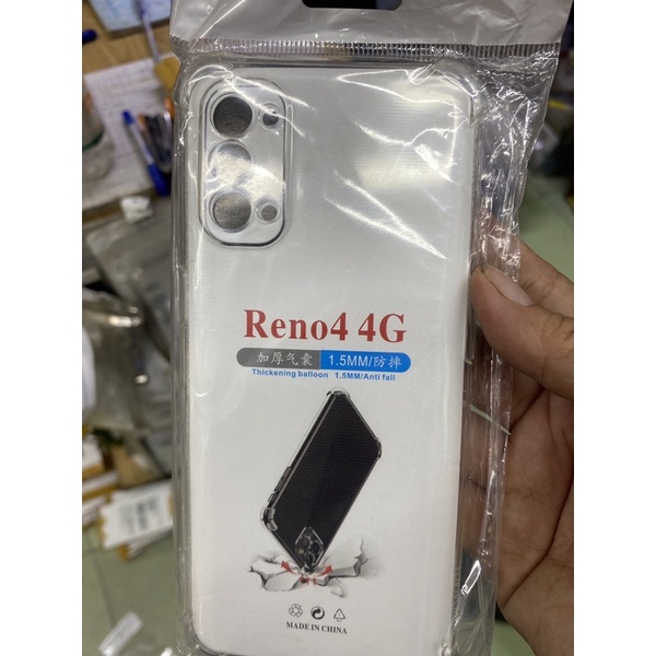 Ốp Oppo Reno5 / Reno6 5G/ Reno 6z / Reno 7 5G /Reno 8/Reno4 / Reno7 4G / Reno3 / Reno 2F trong suốt bảo vệ camera