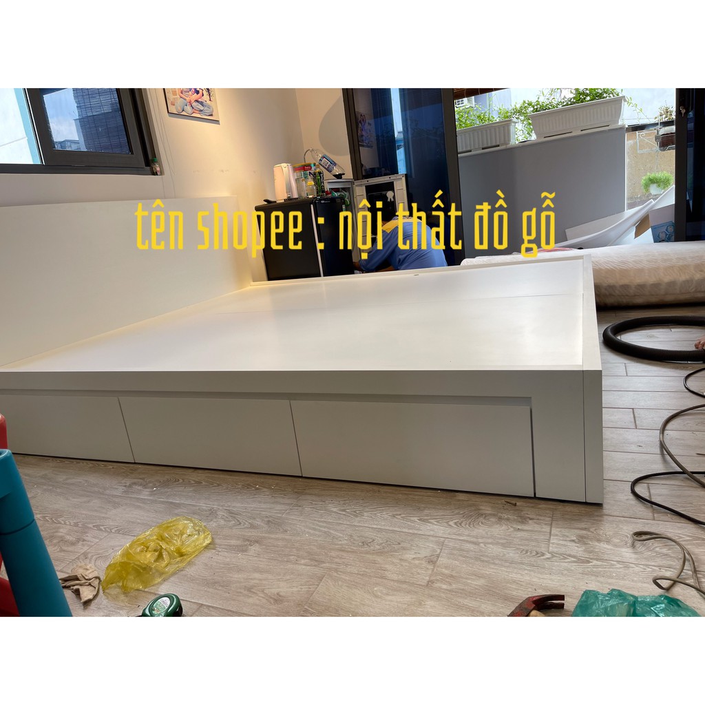 GIÁ XƯỞNG giường gỗ MDF lõi xanh chống ẩm(nhiều màu)