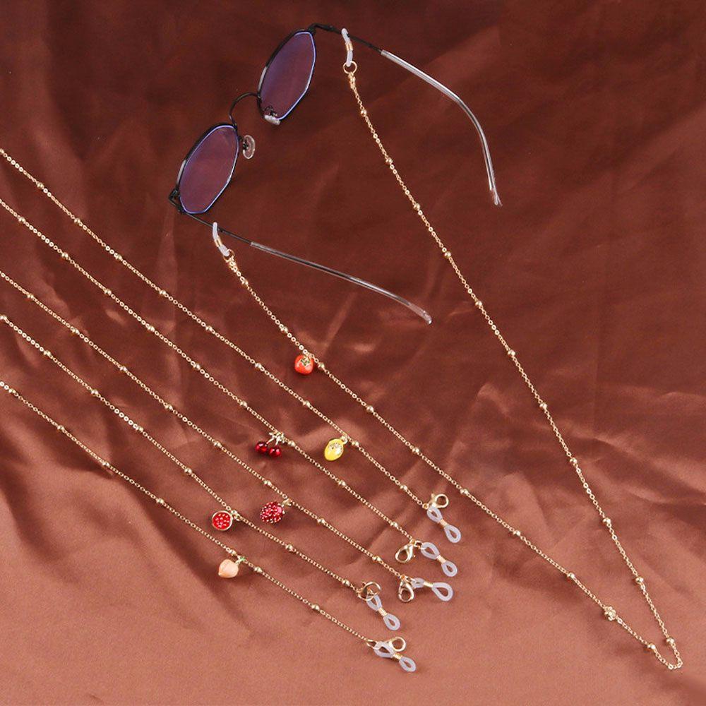 Dây Đeo Mắt Kính Chống Trượt Phối Hạt Kim Loại Hình Trái Cây Thời Trang VANES1