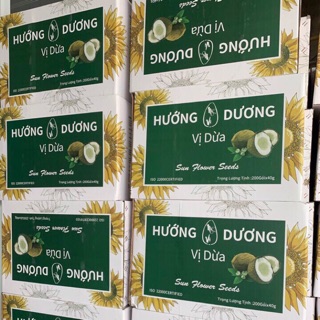 Sỉ Thùng 200 gói 40g Hướng Dương Tẩm Vị Dừa Mỹ Vị