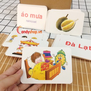 Thẻ học Flash Card Anh - Việt cho bé