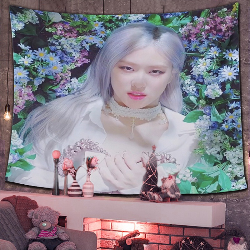 LISA BLACKPINK 3💖FREESHIP💖 Tranh vải treo tường cỡ lớn Decor trang trí phòng ngủ phòng khách 💖 nhận in hình YÊU CẦU