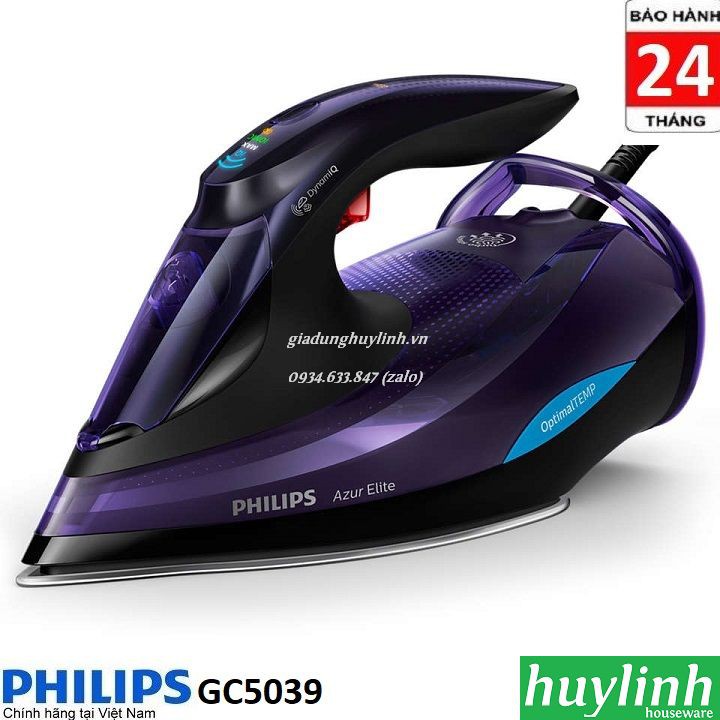 FREESHIP Bàn ủi hơi nước Philips GC5039 - Azur Lite - Chính hãng