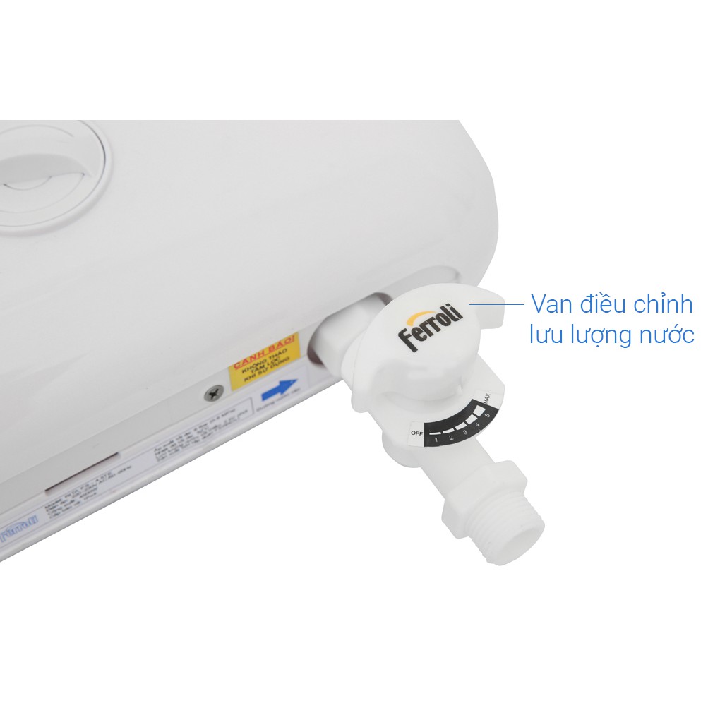 Bình nóng lạnh trực tiếp Ferroli FS-4.5TE, công suất 4500W - Bảo hành chính hãng 5 năm