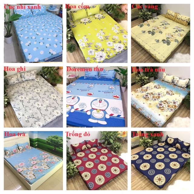 ( Giá rẻ) Combo Vỏ Gối Cotton poly 45X65 cm