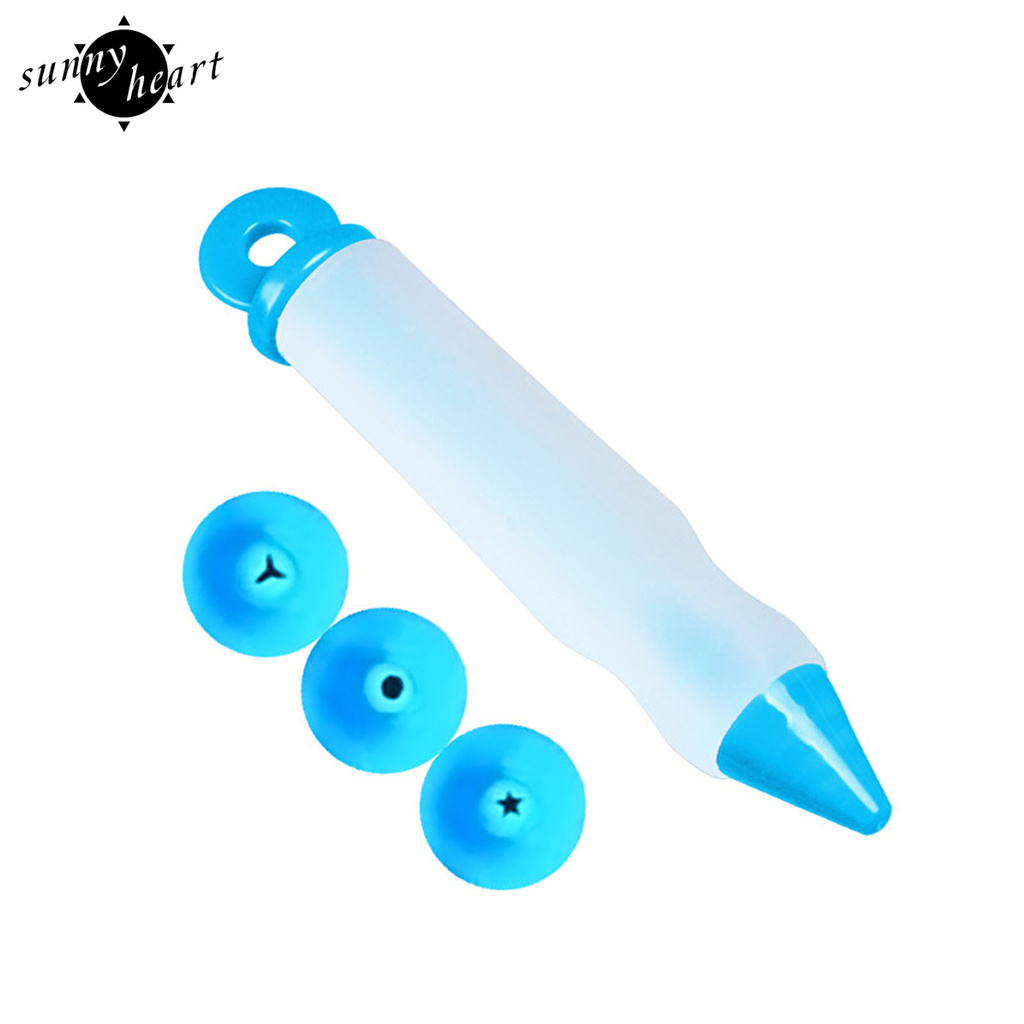 Set 5 Vòi Phun Kem Trang Trí Bánh Bằng Silicone Tiện Dụng