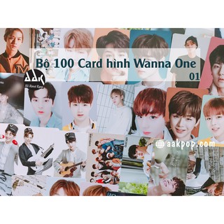 [Wanna-One] Bộ 100 card hình W1 (Tặng kèm sổ card)