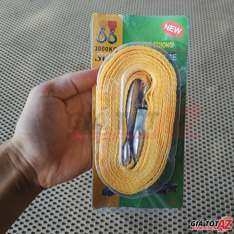 Cáp dù chuyên dụng kéo cứu hộ xe ô tô - Tải trọng 3 tấn