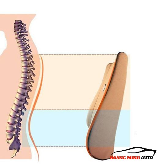 Gối Tựa Đầu, Gối Tựa Lưng Cao Su Non Cao Cấp Dùng Cho Xe Ô Tô, Ghế Văn Phòng