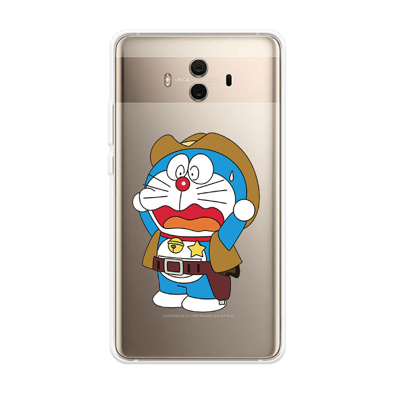 Ốp Lưng Huawei Mate 9 10 Mate9 Pro Mate10 Lite TPU mềm Case Doraemon Two