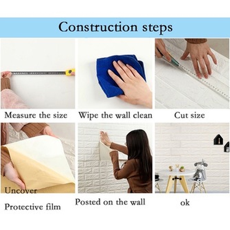 Mới Giấy Dán Tường 3d Chống Thấm Nước 2021