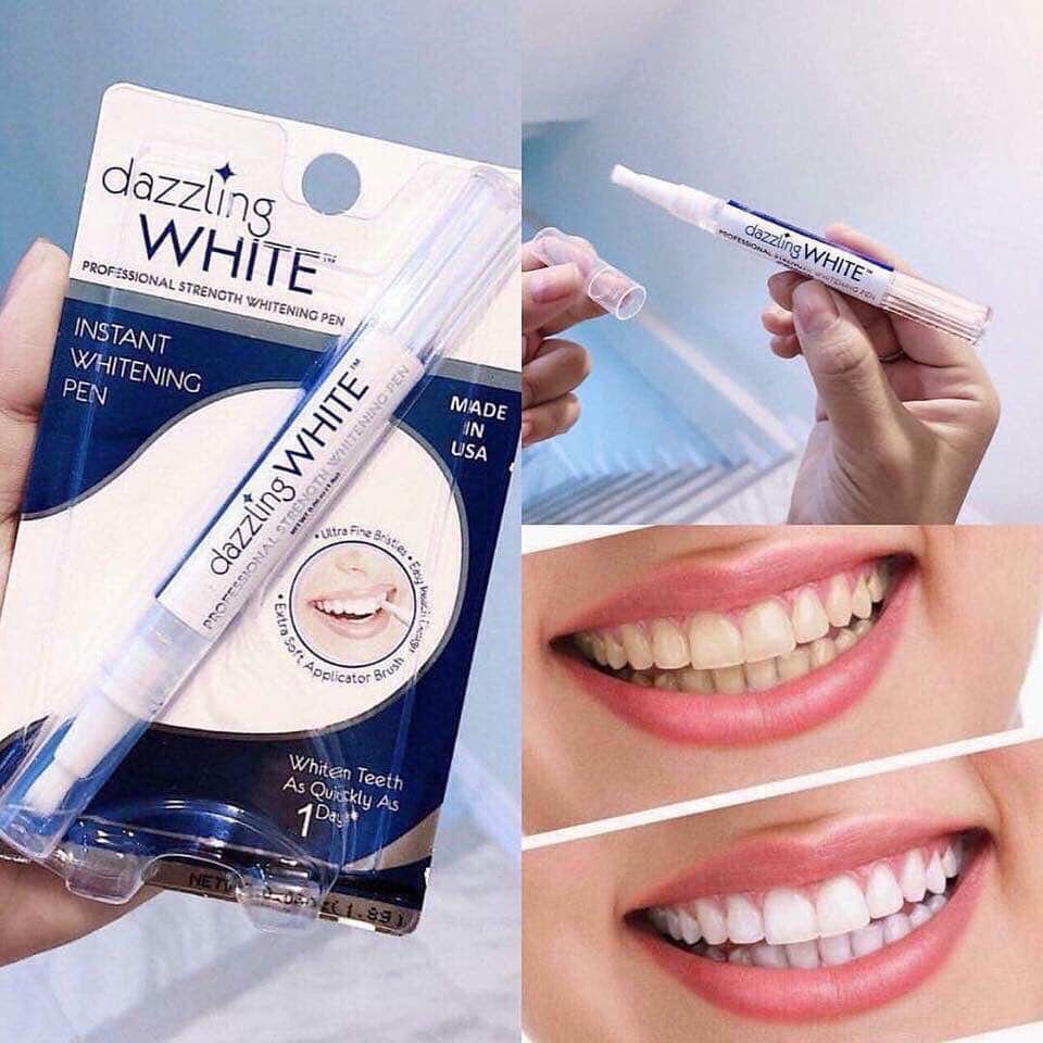 Cọ tẩy trắng răng - Bút tẩy trắng răng - Dazzling White Instant Whitening Pen - Nhập Khẩu USA