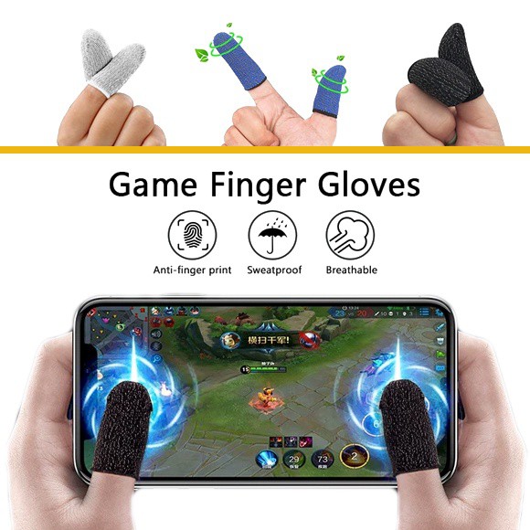 Gang Tay Chơi Game, Bao Ngón Tay Chống Mồ Hôi và Trơn Trượt