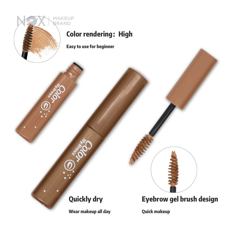 Gel Trang Điểm Lông Mày NOX 5g Có Cọ Lâu Trôi Chống Mồ Hôi | BigBuy360 - bigbuy360.vn