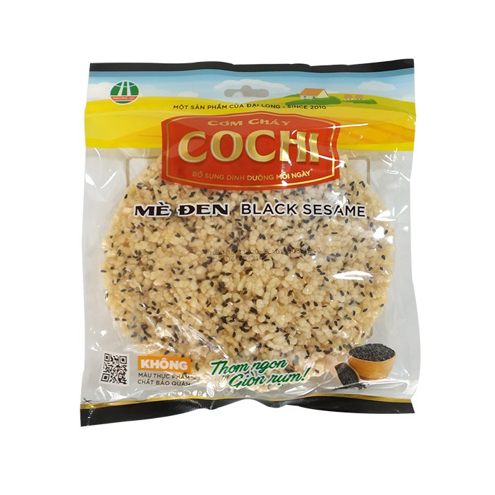 Cơm cháy Đại Long COCHI 65g (Tùy chọn vị Mè đen, Rong biển hoặc Chà bông) Đặc sản Ninh Bình