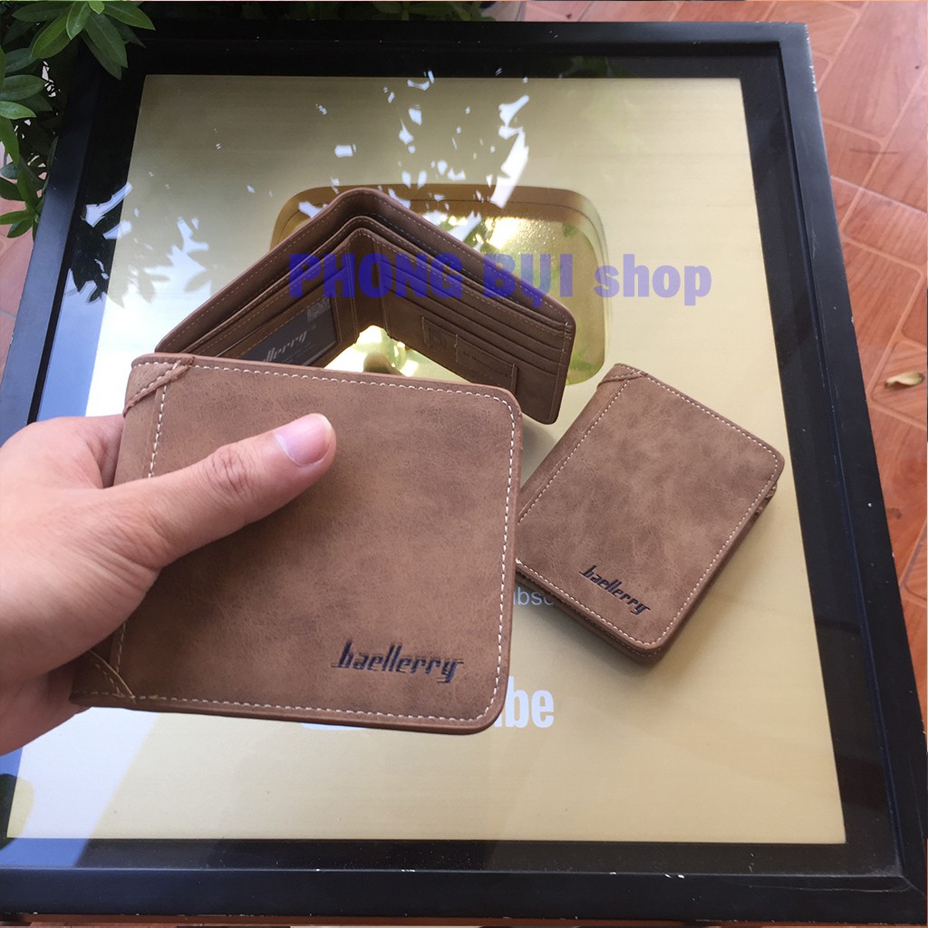 Ví Da Nam Mini Chất Da Lộn Sang Nhỏ Gọn Bỏ Túi Nhiều Ngăn Dáng Đẹp | BigBuy360 - bigbuy360.vn