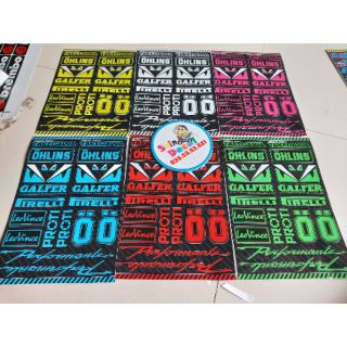 Set logo mắt fendi ohlins peformante theo màu.