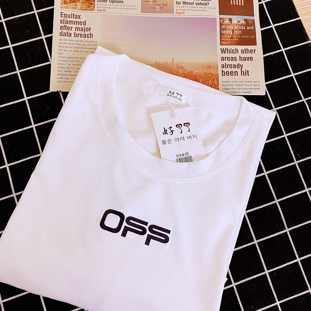 [AT0106] Áo phông nam nữ HÀN QUỐC - Áo thun Unisex họa tiết đơn giản OFF trẻ trung, 2 màu ĐEN TRẮNG dễ phối đồ | BigBuy360 - bigbuy360.vn