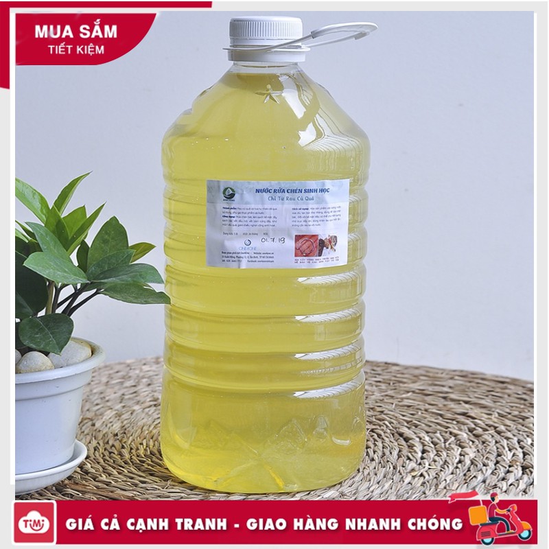 Nước rửa chén sinh học Minh Hồng One4One 5L