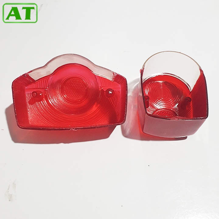 Nắp Đèn Hậu Xe Cub 81 Hơi 50 70 Nhựa Đỏ Hàng Đẹp