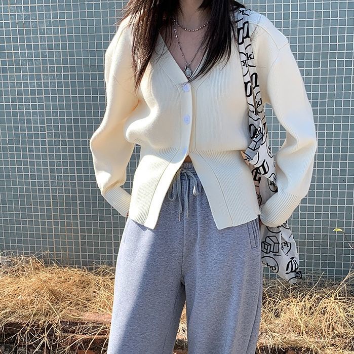 Áo cardigan dáng ngắn phong cách Hàn Quốc trẻ trung hợp thời trang
