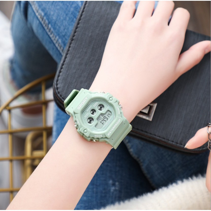 Đồng hồ điện tử nam nữ Sport S3V kiểu dáng thể thao, chống nước tốt, full chức năng | BigBuy360 - bigbuy360.vn