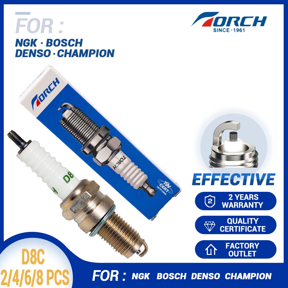 Kawasaki SUZUKI Xe Máy D8C Nến Dành Cho Xe Yamaha TTR225 TTR230 TW200 XT225 KEF300 SUZUKI DR125SE DR