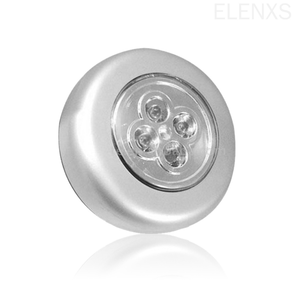 Đèn led dáng tròn 4 bóng gắn trần nhà tự dính có thể tháo rời tiện lợi