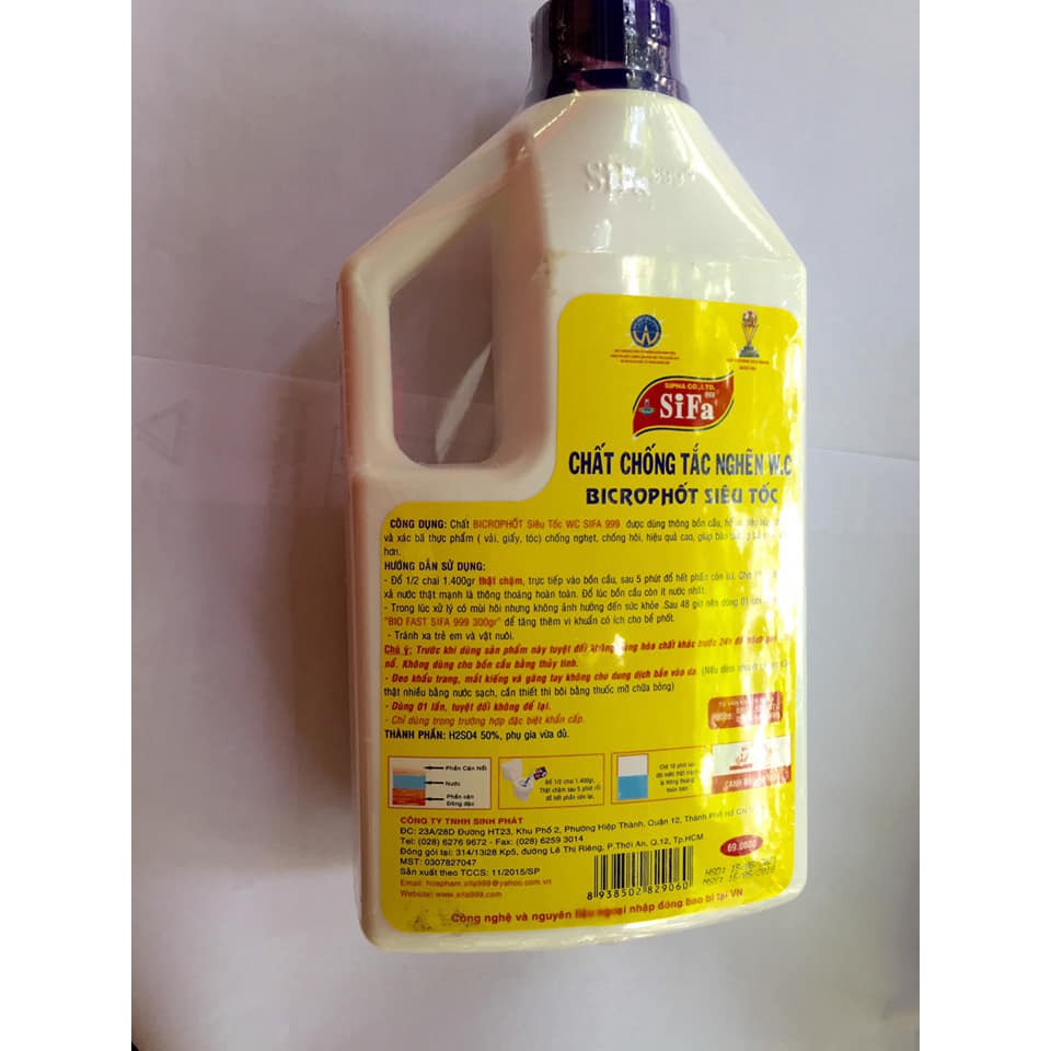 Nước thông cầu , thông cống SIFA cực mạnh