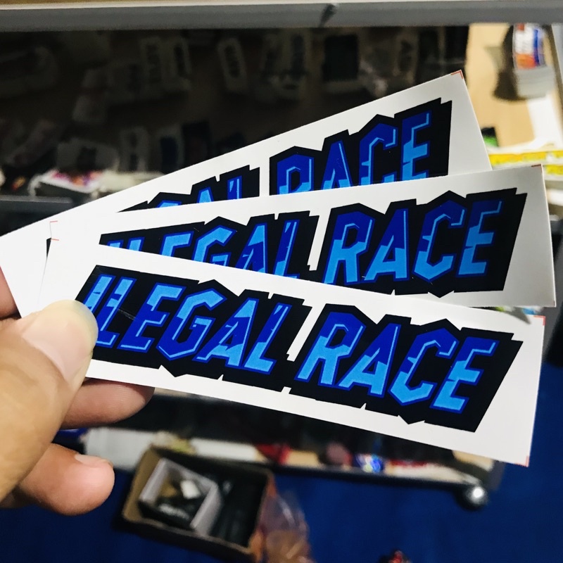 Sticker Chống Thấm Nước Trang Trí Xe Mô Tô Đua Độc Đáo
