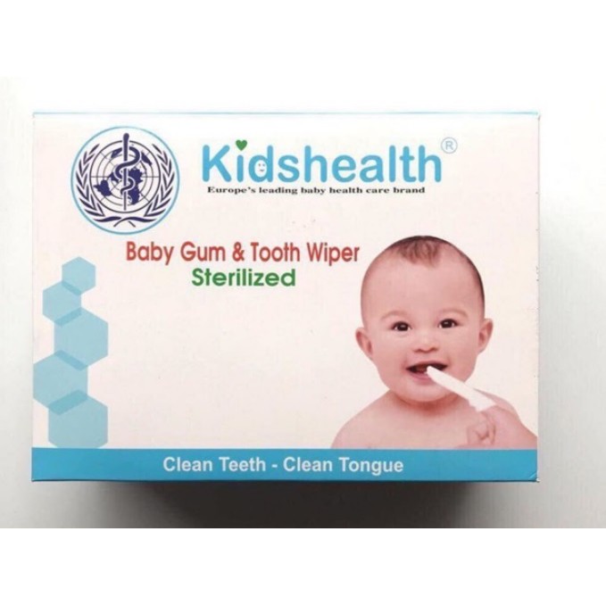 Gạc Rơ lưỡi xỏ ngón cho trẻ em Kidshealth