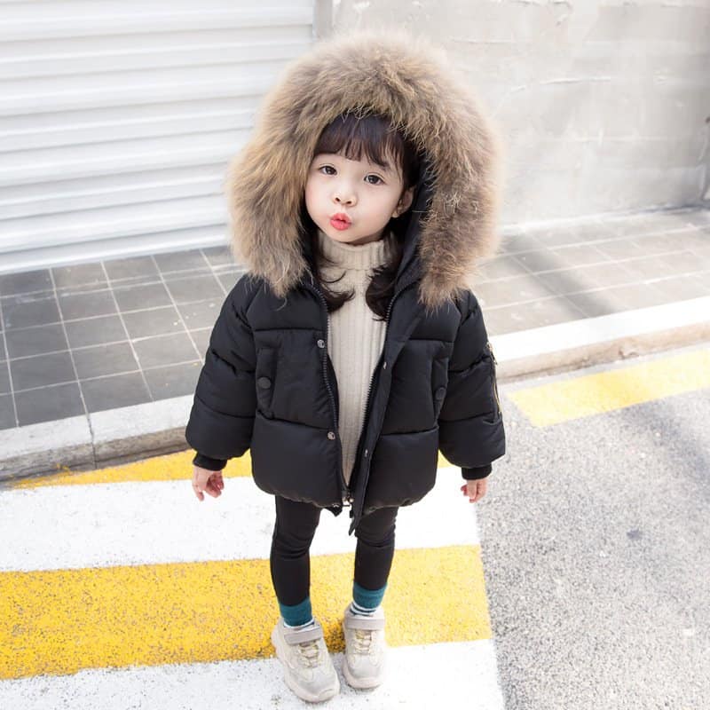 Áo khoác cho bé, áo phao lót lông, trần bông siêu ấm cho bé mùa đông