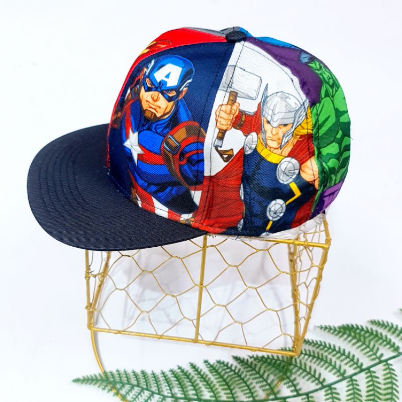 Mũ lưỡi trai bé trai Hiphop H.&.M xuất xịn - Nón Snapback trẻ em cho bé trai - 5 siêu nhân