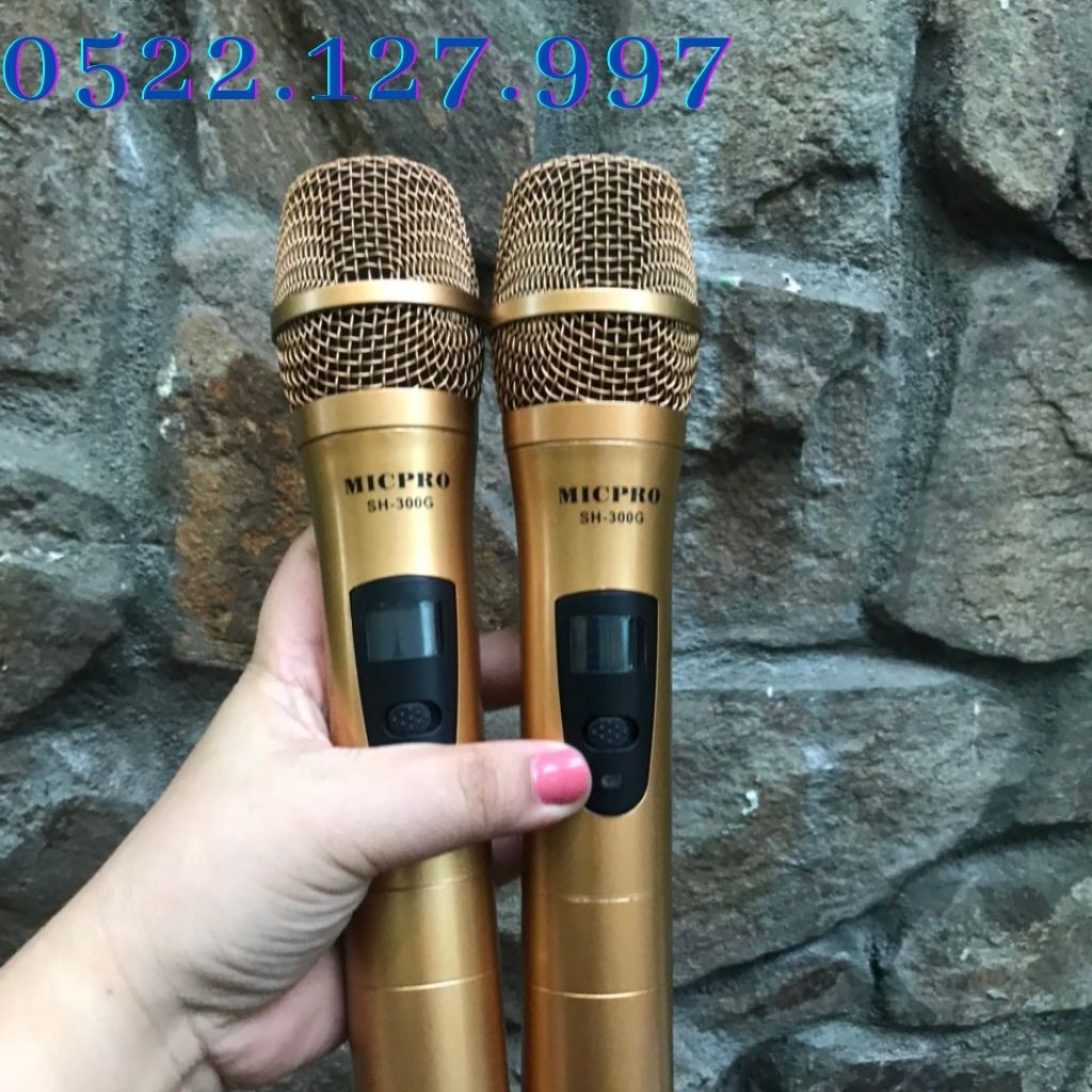 Micro không dây SHURE SH 300G cao cấp loại 1, sản phẩm dành cho dàn âm thanh gia đình karaoke