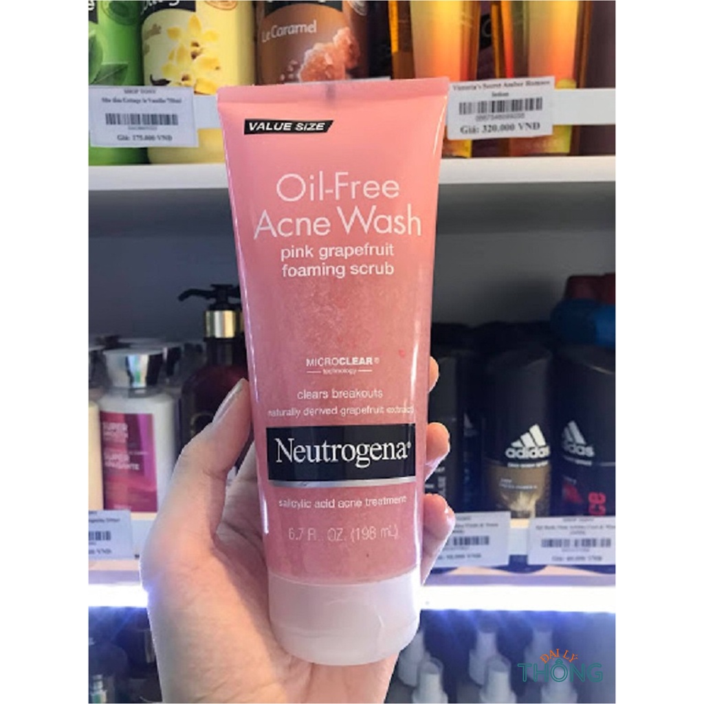 Sữa Rửa Mặt Neutrogena Oil Free Acne Wash 269ml/198ml | Refreshingly Clear 150ml/200ml | Oil Balancing 150ml