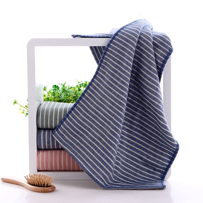 (2)TH Khăn mặt vải Xô cotton sợi tre Organic Nature100%