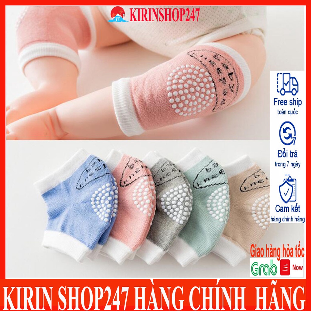 Miếng đệm bảo vệ đầu gối cho bé tập bò, tập đi 1 đôi