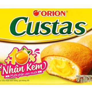 Bánh Custas kem trứng 47g 2 chiếc