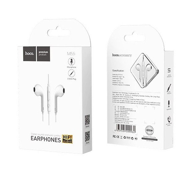 Tai nghe HOCO M55 kết nối jack 3.5mm - Hàng chính hãng - Âm thanh trung thực