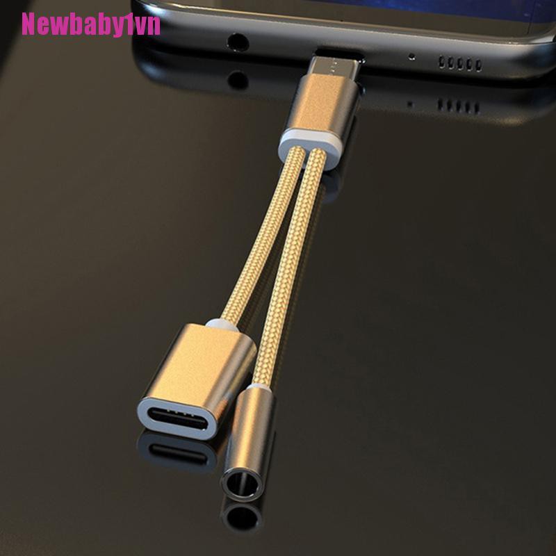 Cáp Chuyển Đổi Từ Cổng 3.5mm Sang Cổng Type C Chất Lượng Cao
