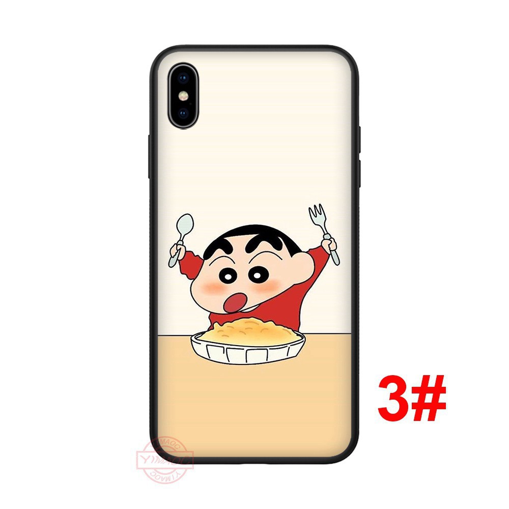 🍁 Ốp điện thoại in hình crayon shinchan cartoon iphone xs max xr x 8 plus 7 plus 6s plus 6 11 pro max - A808