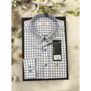 [OWEN SALE MẪU MỚI] ÁO SƠ MI NAM DÀI TAY MẪU MỚI NHẤT 2021 KẺ CARO BLUE AR22549