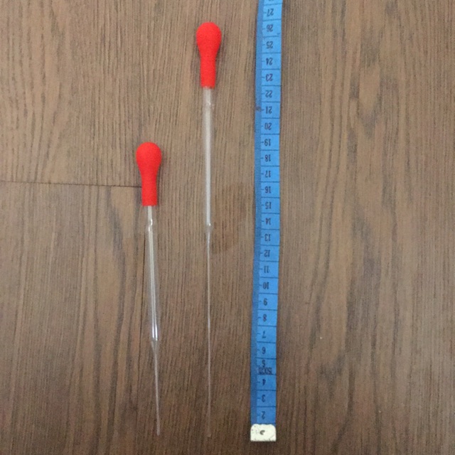 Ống hút pipet thuỷ tinh/ pipet pasteur (bán ống và bóp riêng)